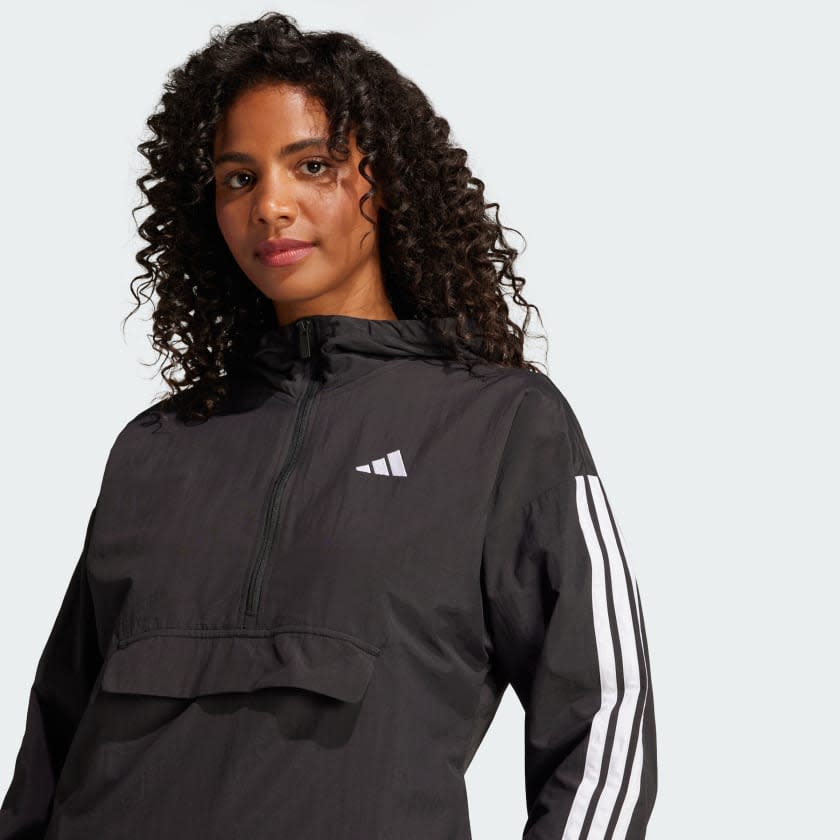 Adidas Essentials 3-Stripes Lifestyle Woven Windbreaker Women 5