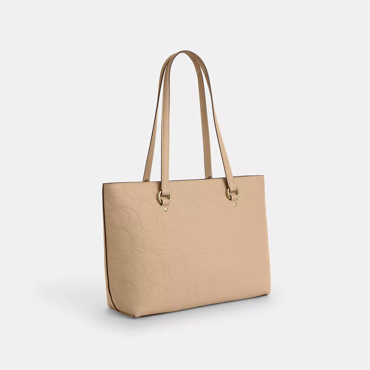 Station Tote Bag In Signature Leather 3