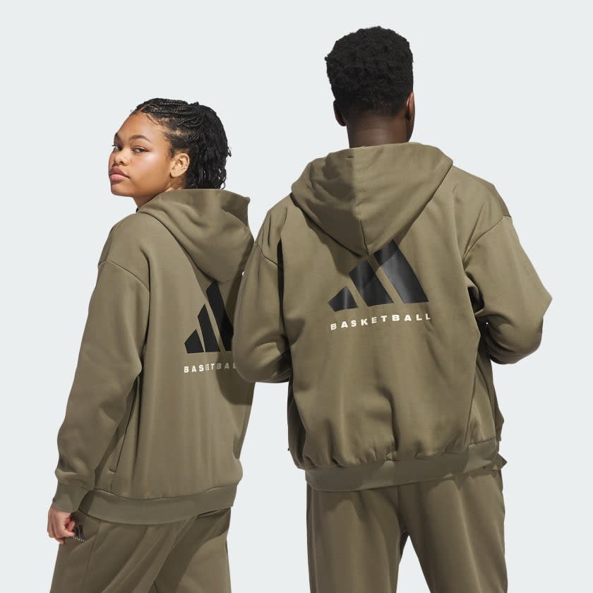 Adidas Basketball Full-Zip Hoodie (Gender Neutral) Men 2