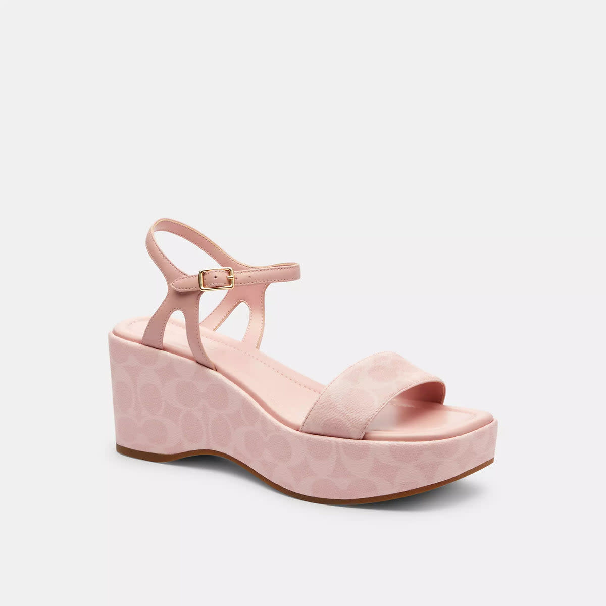 Gale Wedge Sandal In Signature Canvas