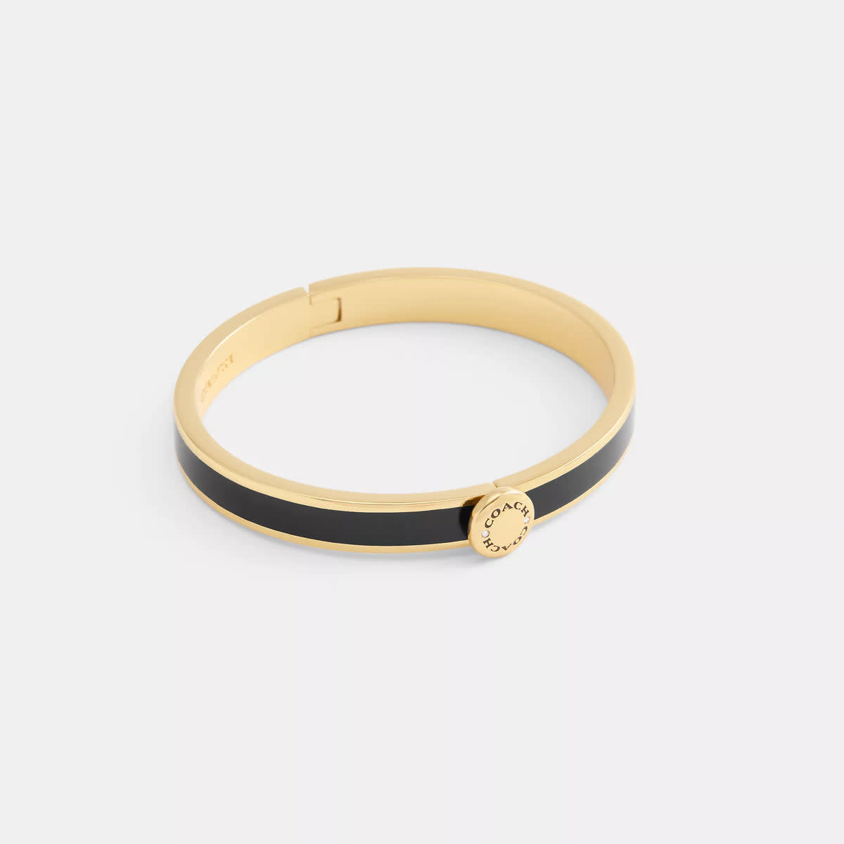 Coach Rivet Enamel Hinged Bangle