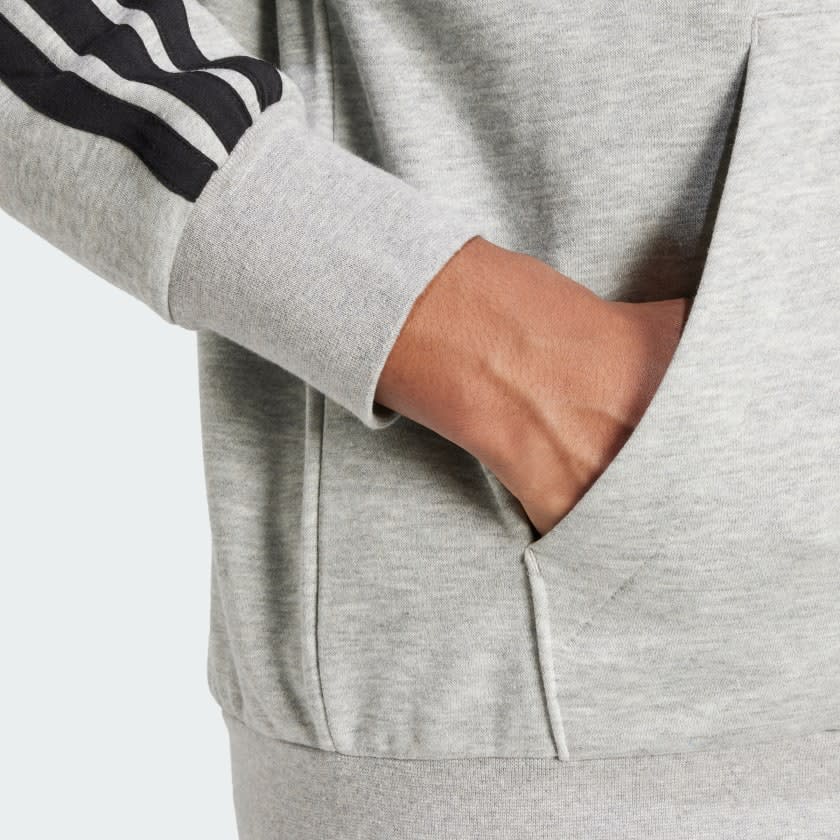 Adidas Essentials 3-Stripes Fleece Hoodie Men 5
