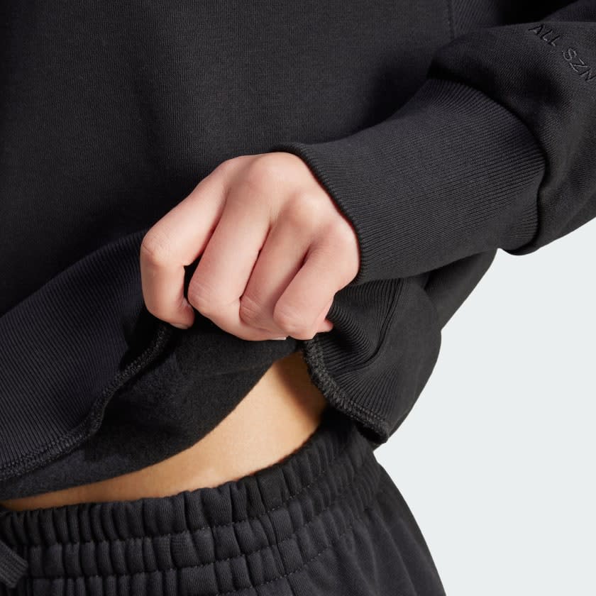 Adidas ALL SZN Fleece Loose Sweatshirt Women 5