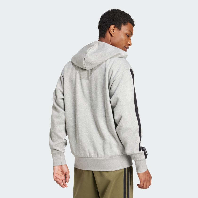 Adidas Essentials 3-Stripes Fleece Hoodie Men 2