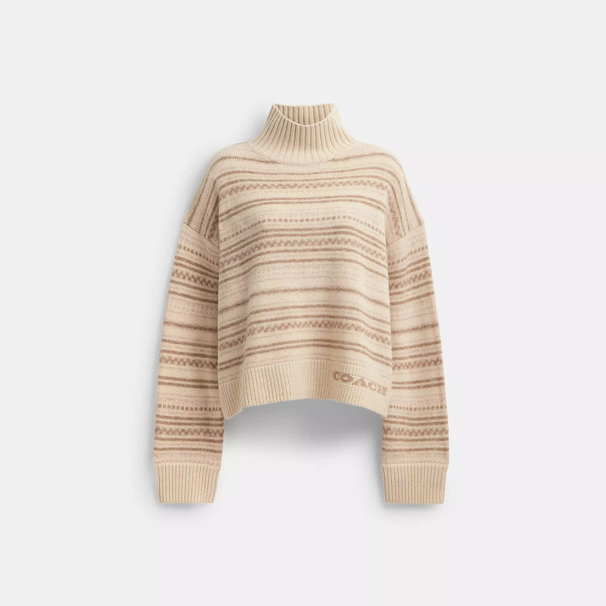 Open Neck Short Turtleneck 5