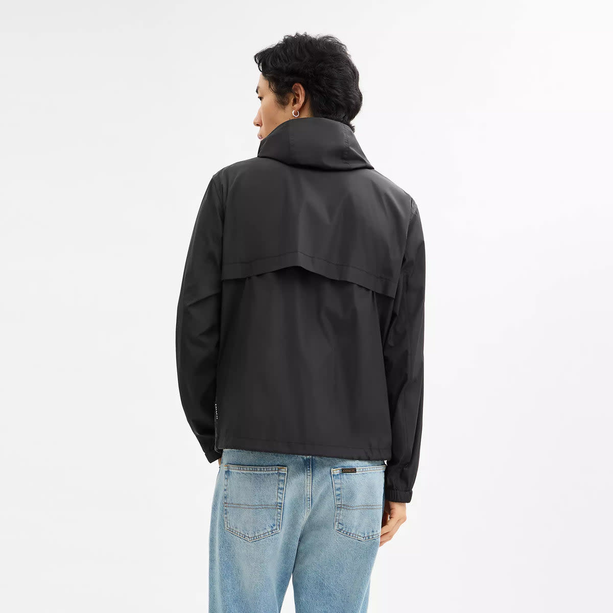 Signature Full Zip Windbreaker In Recycled Polyester 4