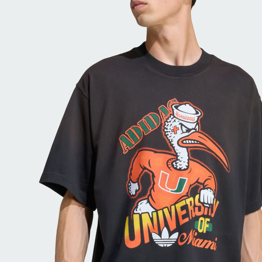 Adidas Miami Hurricanes Originals Graphic Tee Men 4