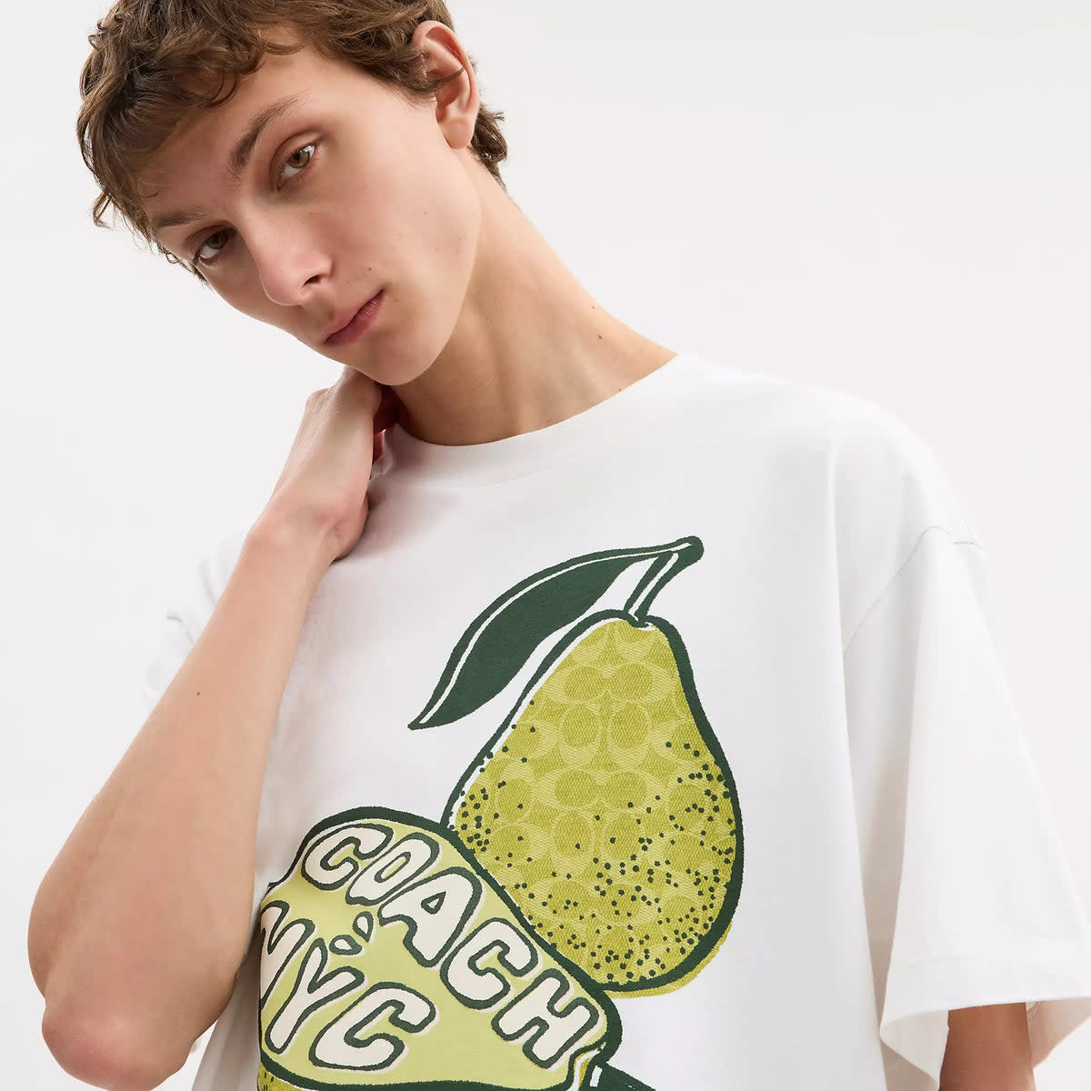 Pear Relaxed T Shirt In Organic Cotton 3