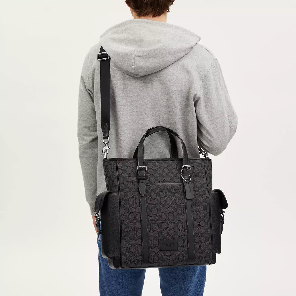 Sprint Tote In Signature Jacquard 2