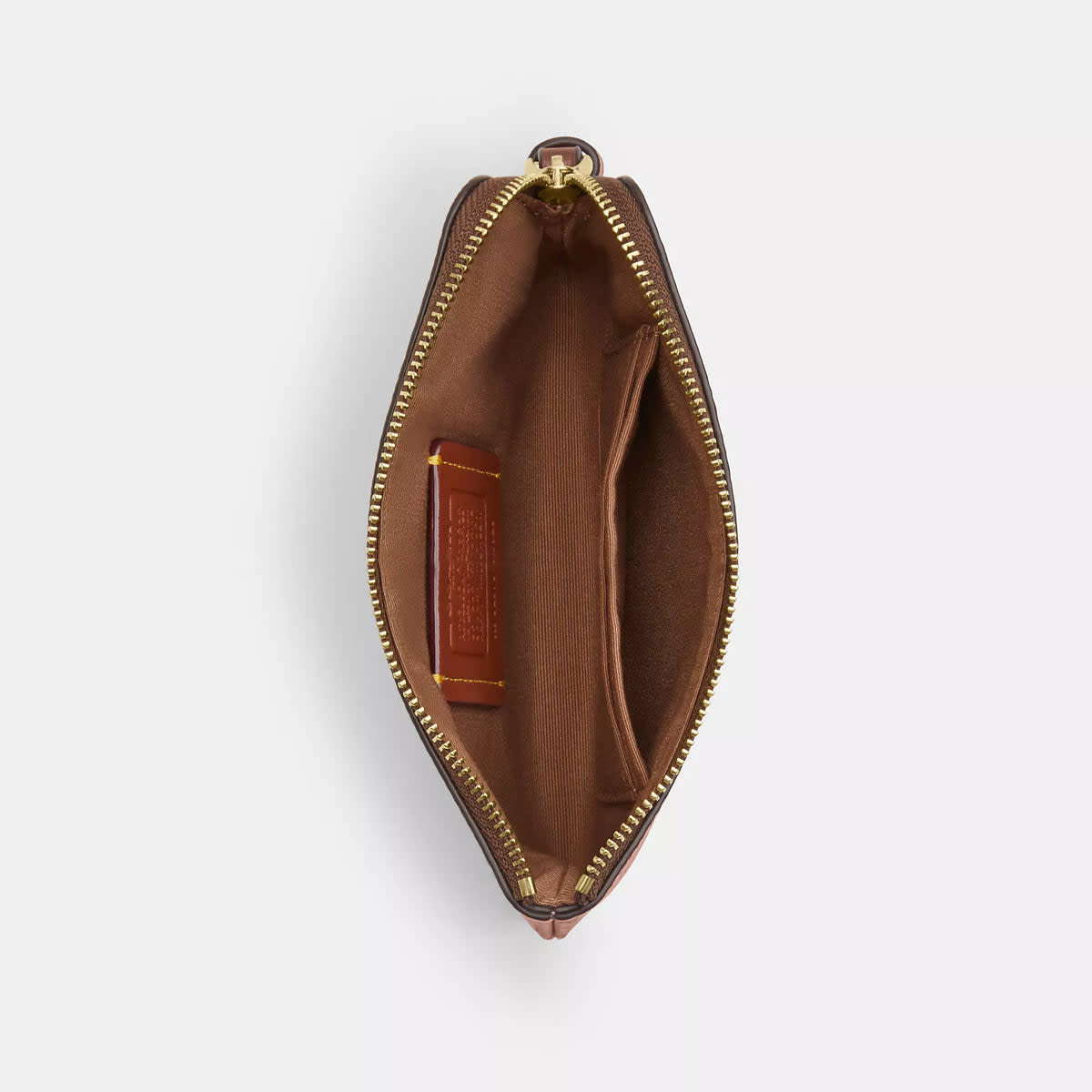 Corner Zip Wristlet In Signature Canvas With Halloween Print 2