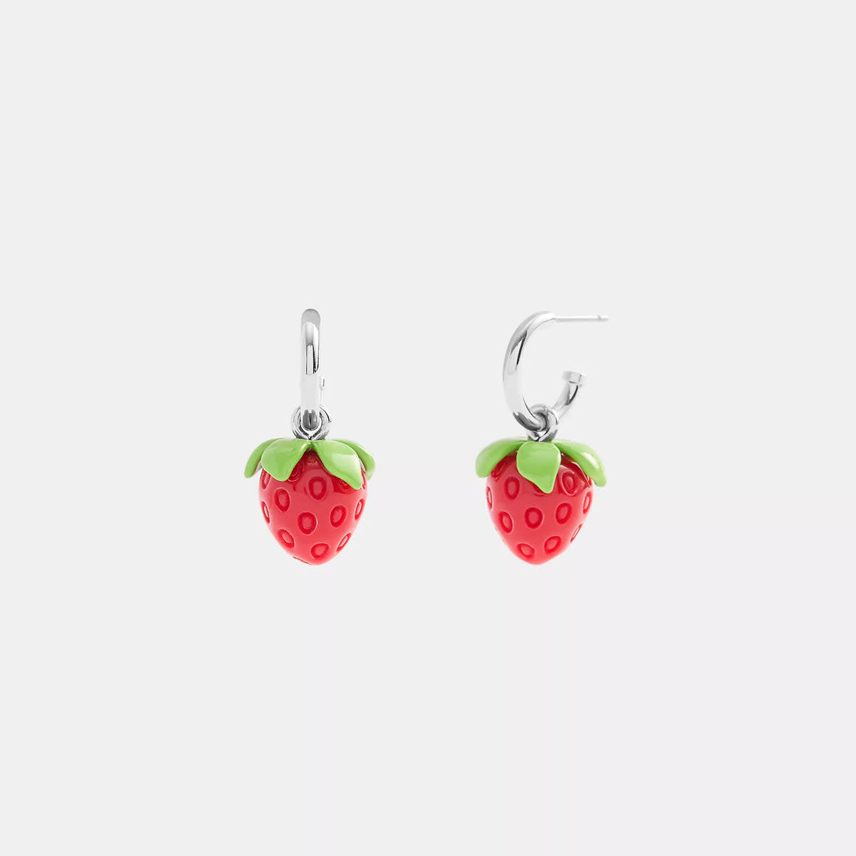 Strawberry Huggie Earrings