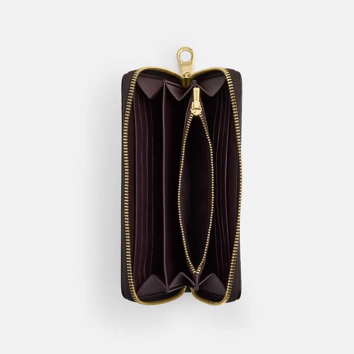 Long Zip Around Wallet In Signature Canvas 2