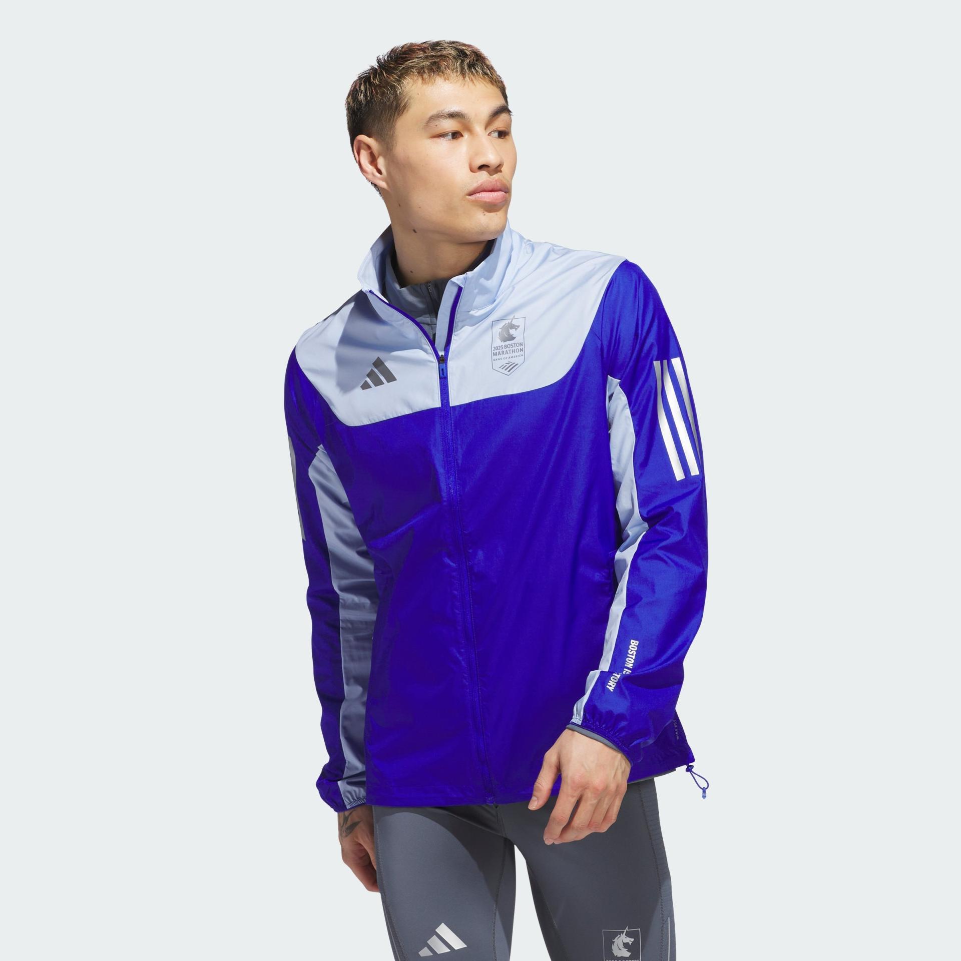 Adidas Boston Marathon 2025 Own the Run Celebration Jacket Men