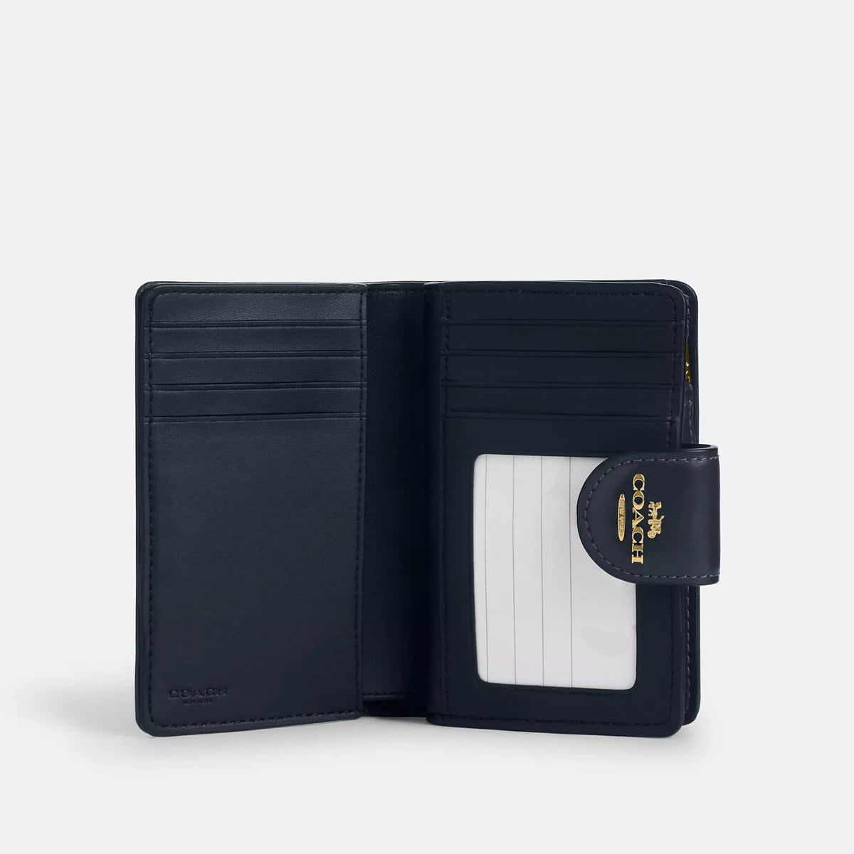 Medium Corner Zip Wallet In Signature Jacquard 3