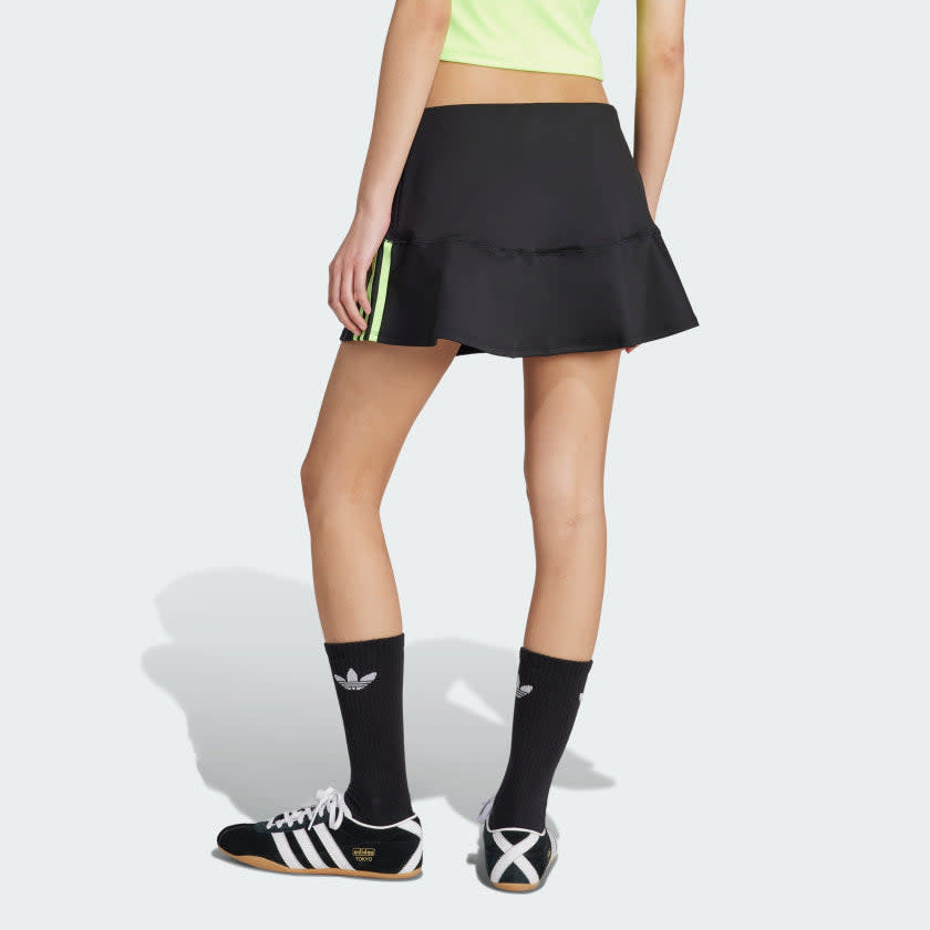 Adidas Adicolor Interlock 3-Stripes Mini Skirt Women 2