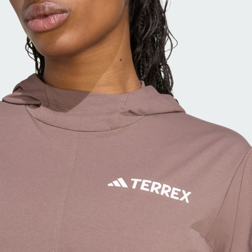 Adidas Terrex Multi Climacool Hooded Long Sleeve Top Women 4