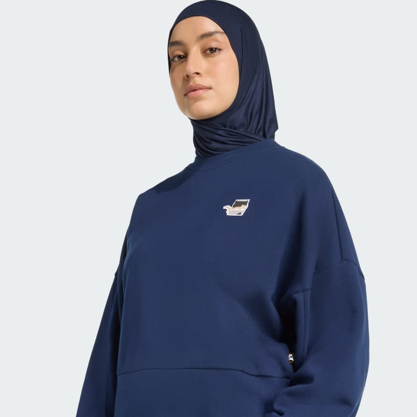 Adidas Cat Patch Graphic Sweatshirt Women 5