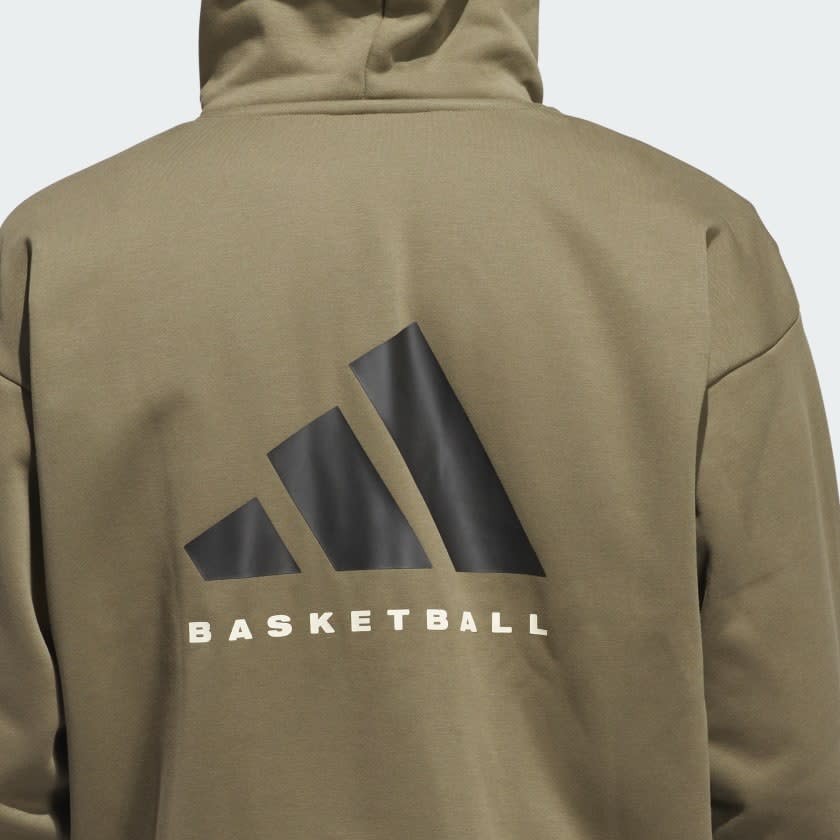 Adidas Basketball Full-Zip Hoodie (Gender Neutral) Men 5