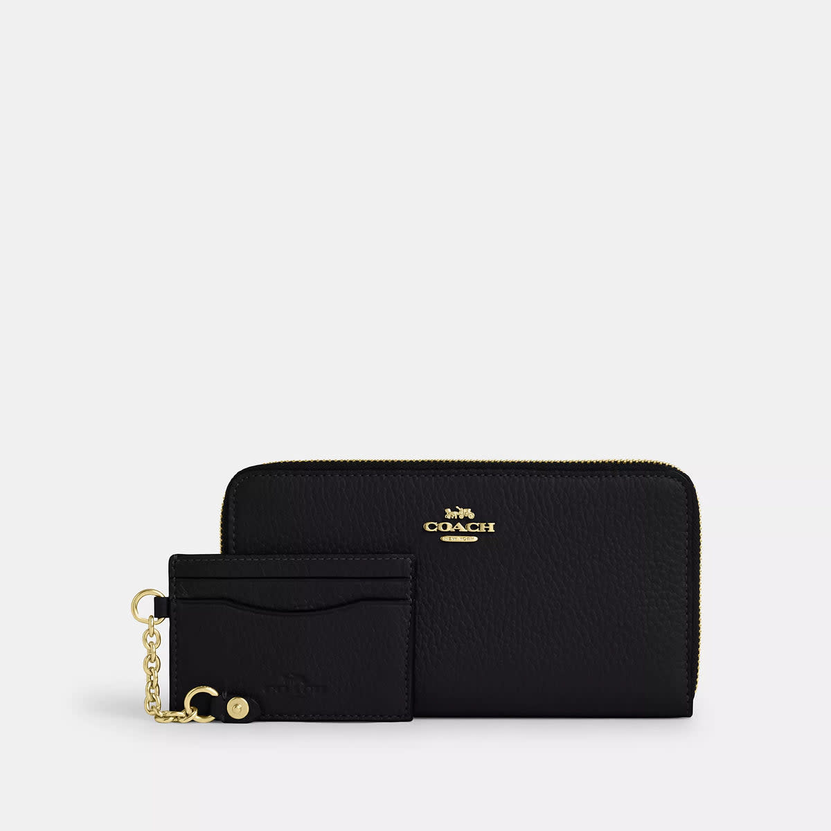 Long Zip Around Wallet With Detachable Card Case 3