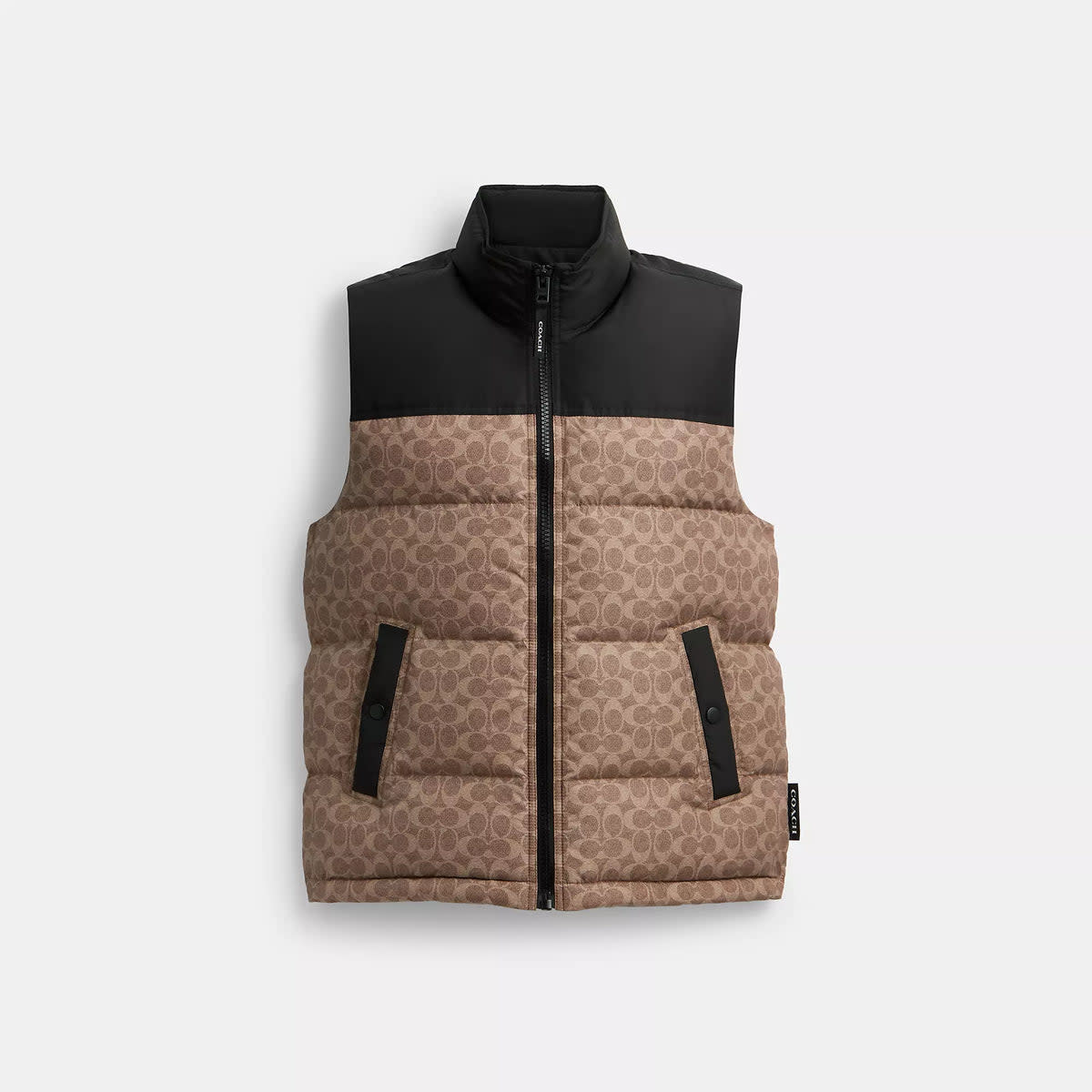 Signature Down Vest In Recycled Polyester 5