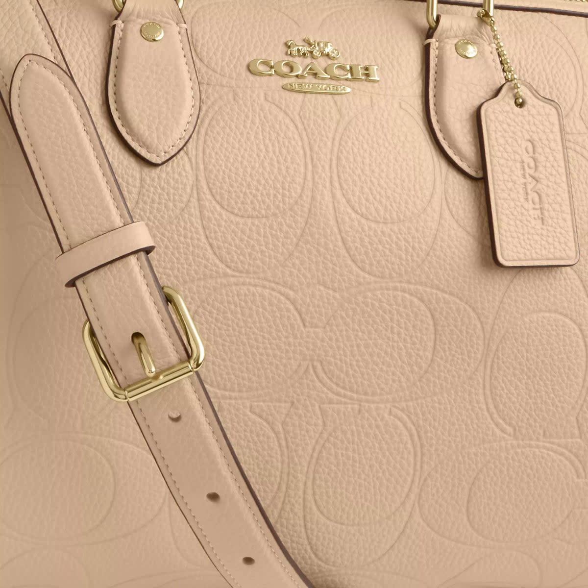 Rowan Large Satchel Bag In Signature Leather 4