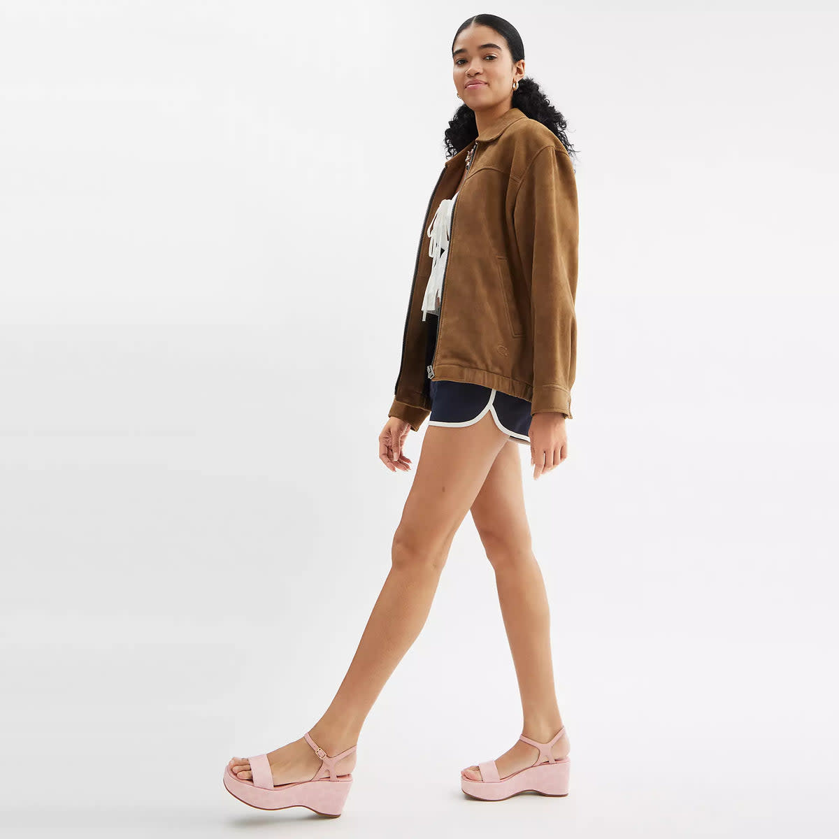 Gale Wedge Sandal In Signature Canvas 5