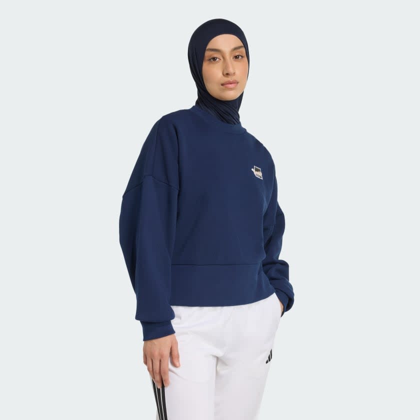 Adidas Cat Patch Graphic Sweatshirt Women 3