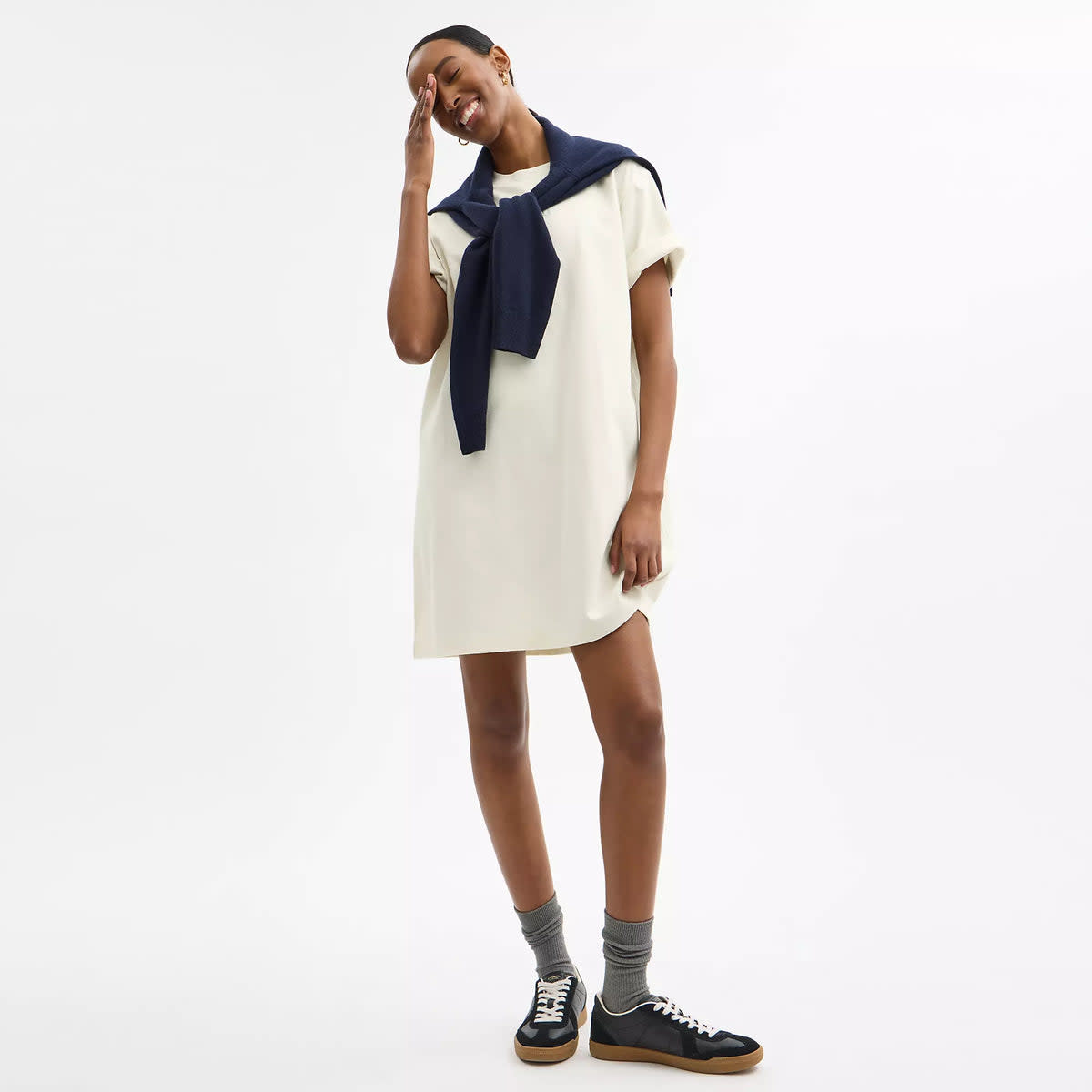 New York T Shirt Dress In Organic Cotton 2