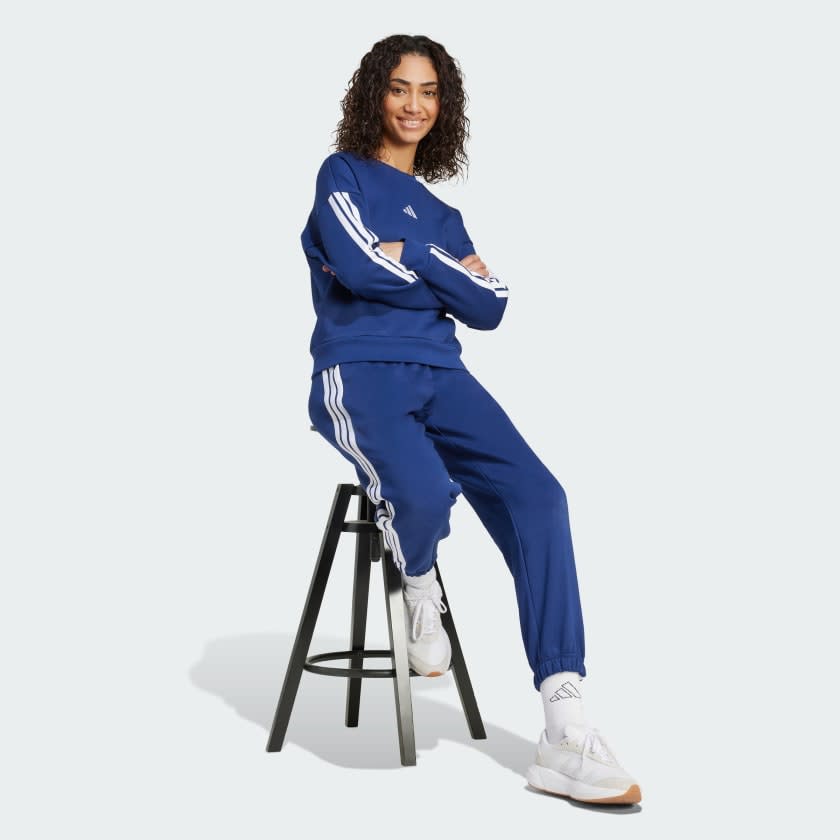 Adidas Essentials 3-Stripes Fleece Sweatshirt Women 3