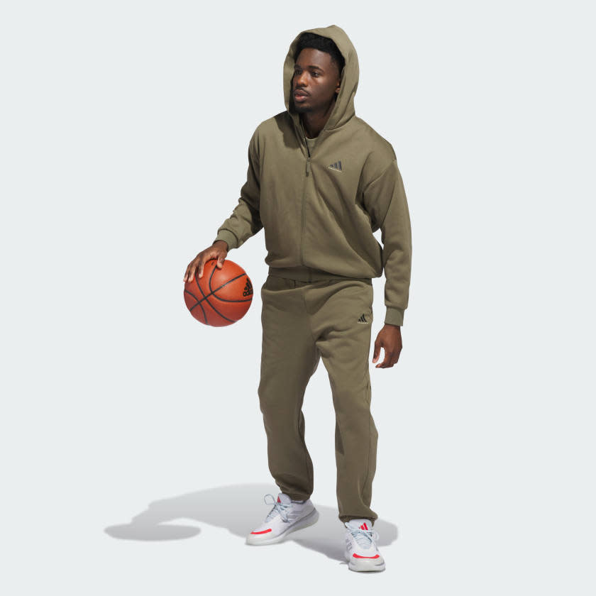 Adidas Basketball Full-Zip Hoodie (Gender Neutral) Men 3