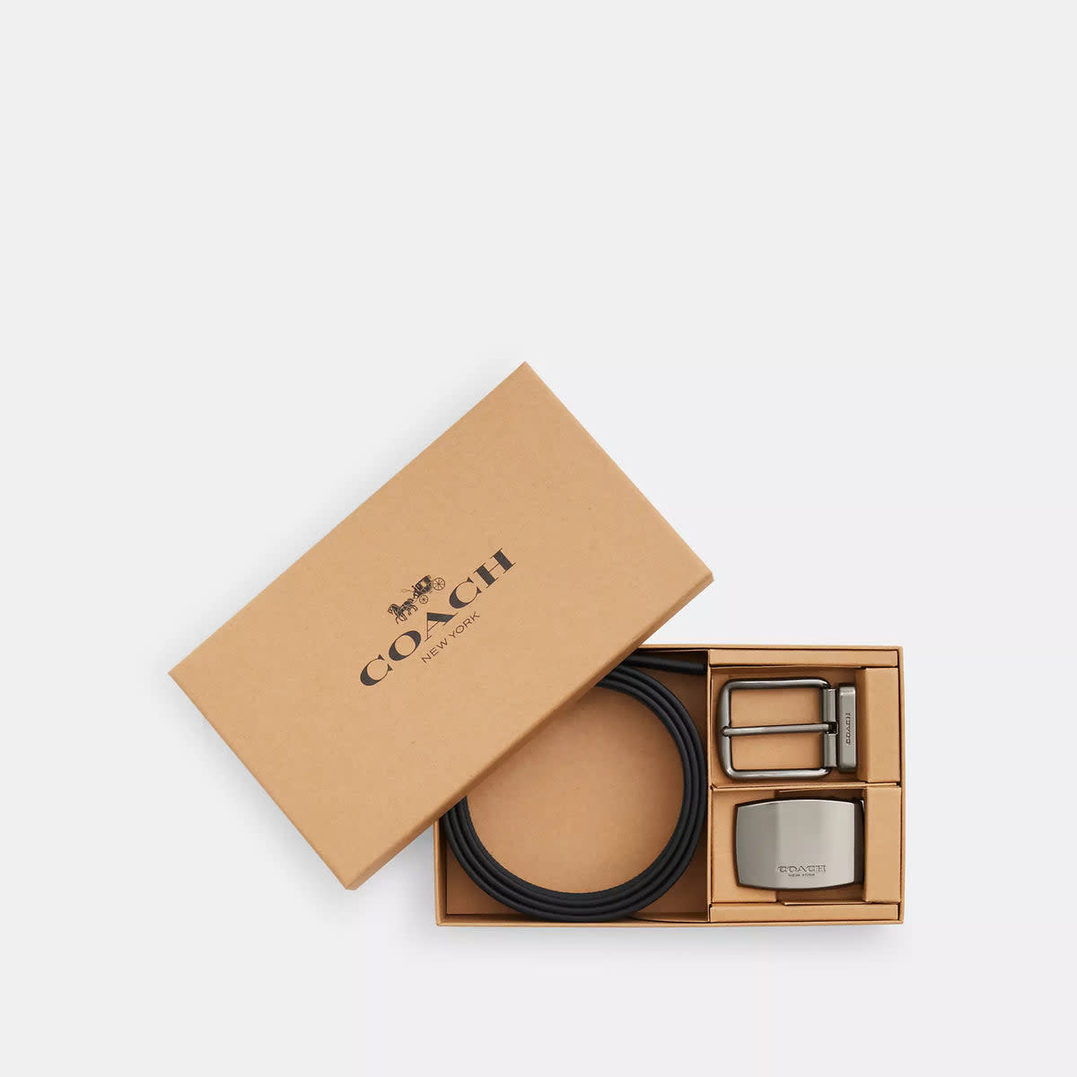 Boxed Plaque And Harness Buckle Cut To Size Reversible Belt, 38 Mm 3