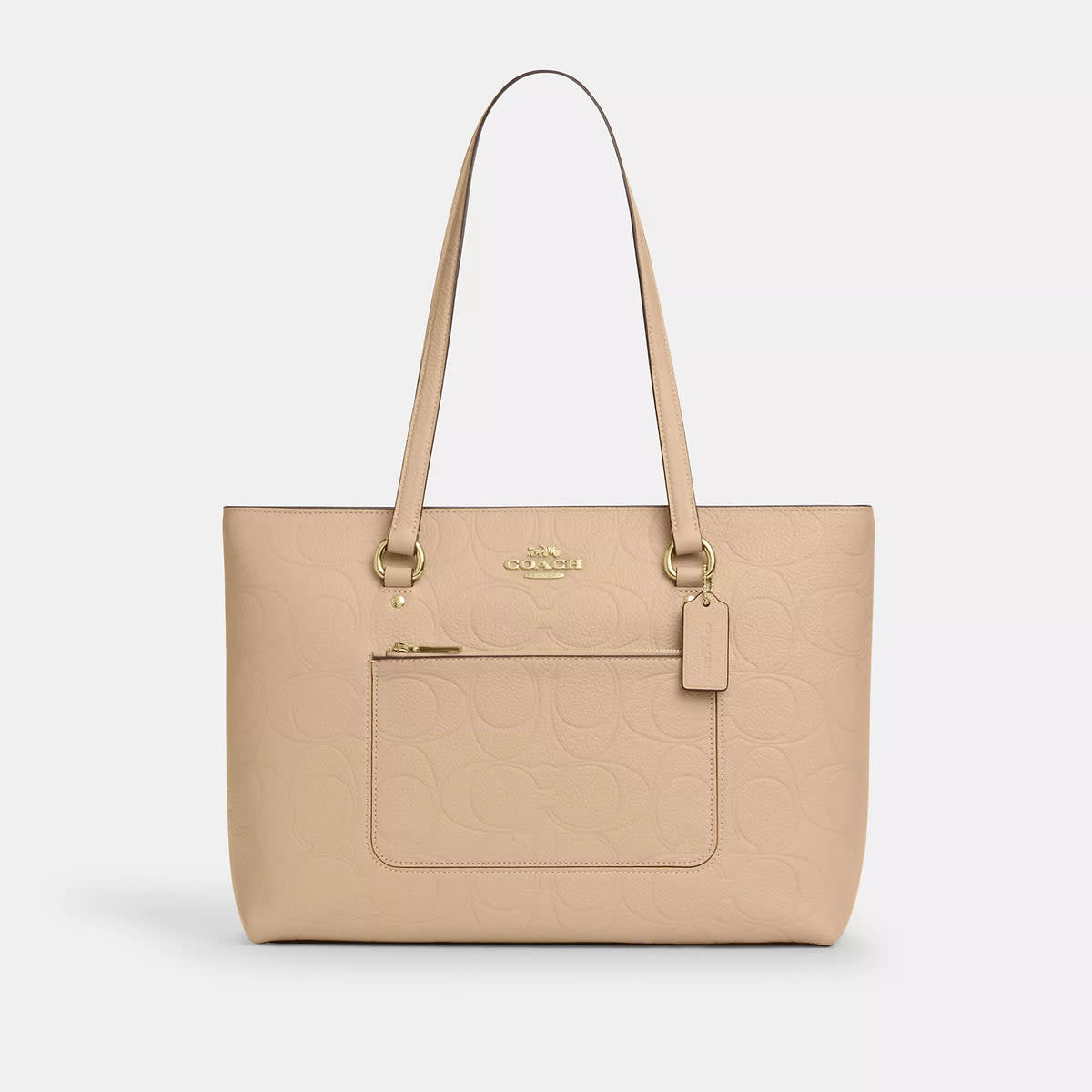 Station Tote Bag In Signature Leather