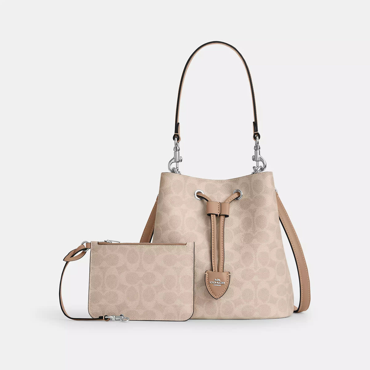 Rowan Bucket Bag In Signature Canvas 4