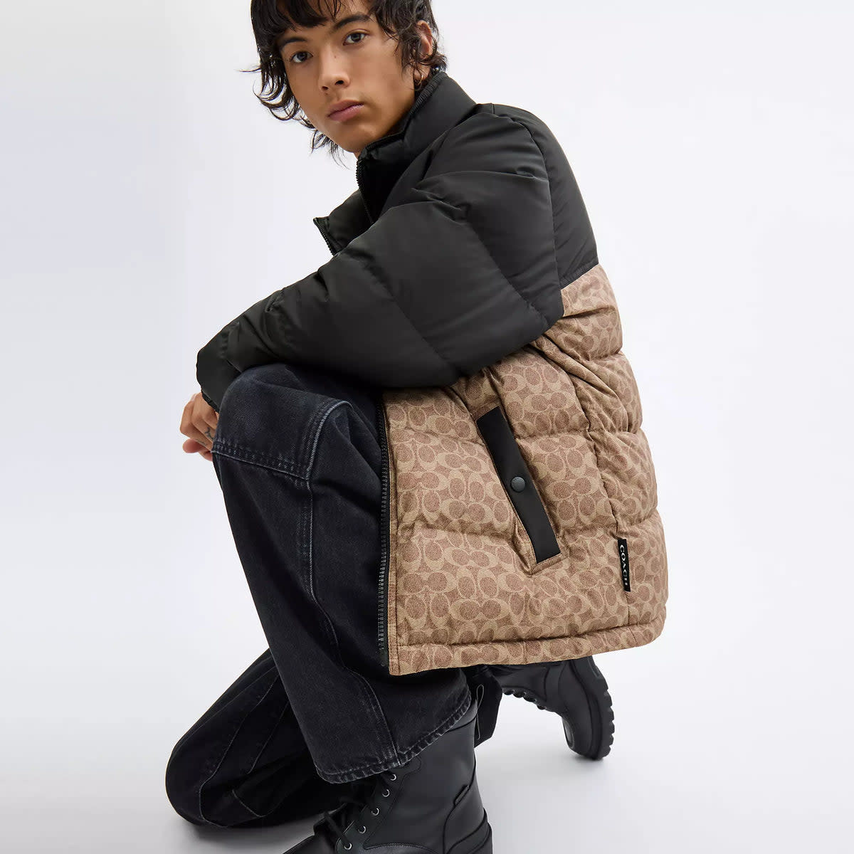 Signature Down Jacket In Recycled Polyester 4