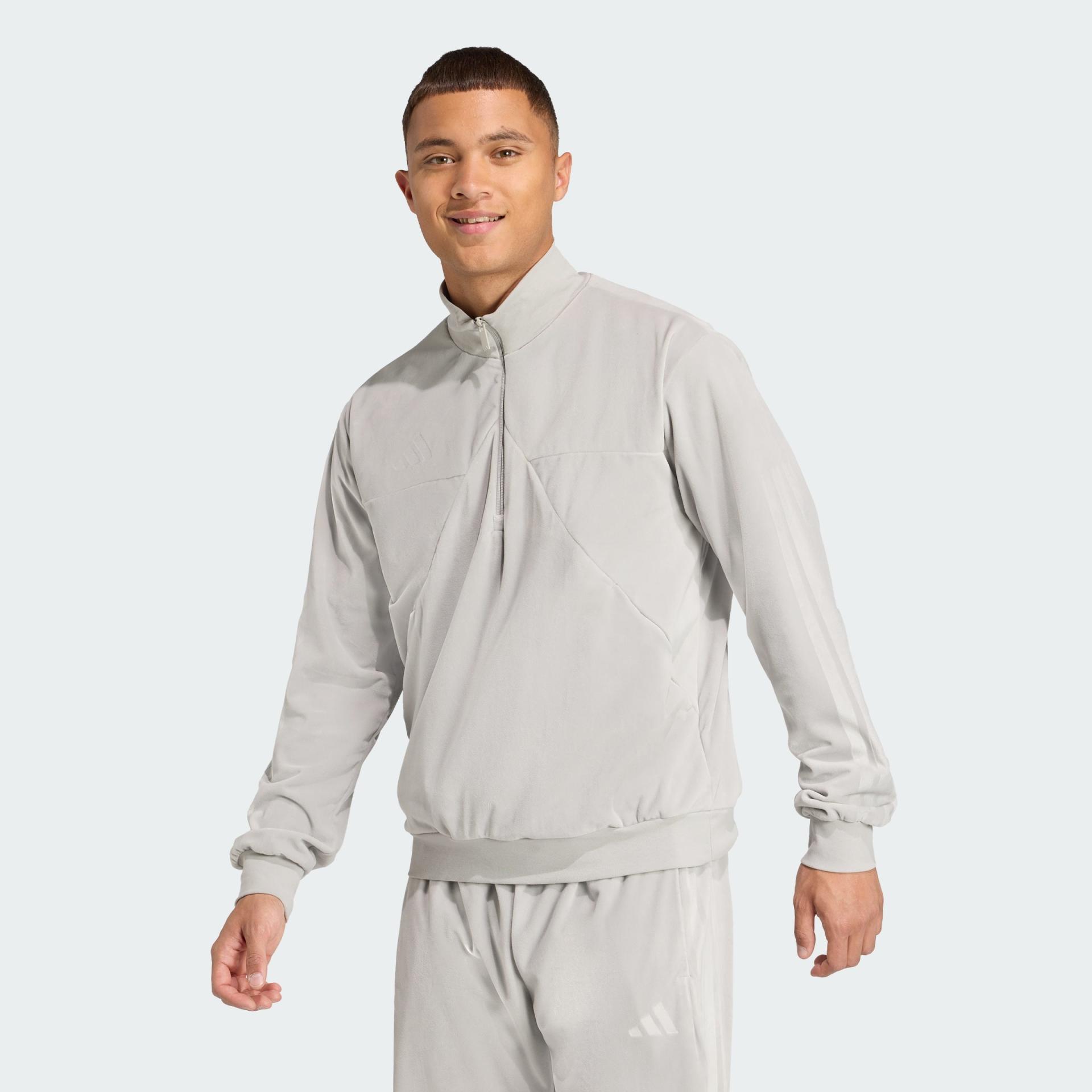 Adidas VELOUR HALF ZIP Track Top Men