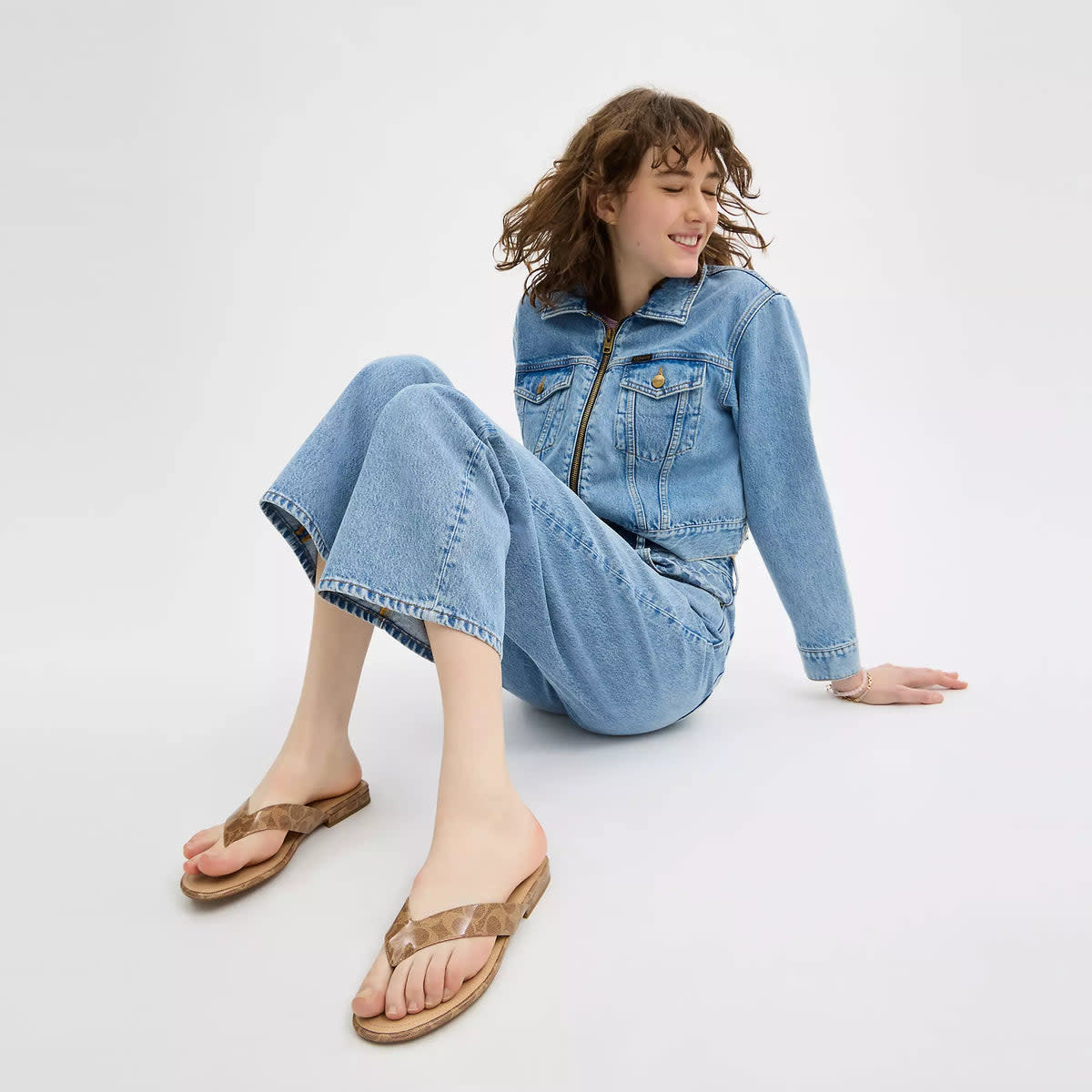 Bridgette Sandal In Signature Canvas 5