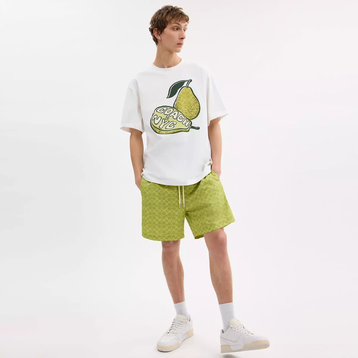 Pear Relaxed T Shirt In Organic Cotton 4