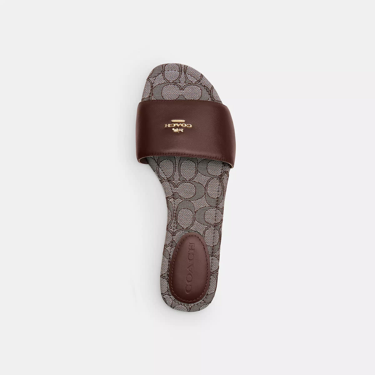 Slide Sandal In Signature Jacquard 4