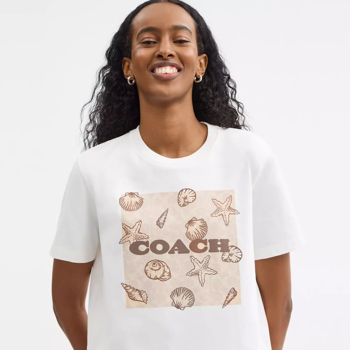 Shell Signature Square Classic T Shirt In Organic Cotton 2