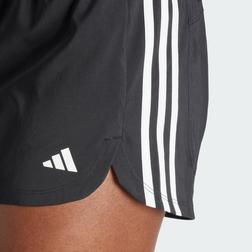 Adidas Pacer Training 3-Stripes Woven High-Rise Shorts Women 4