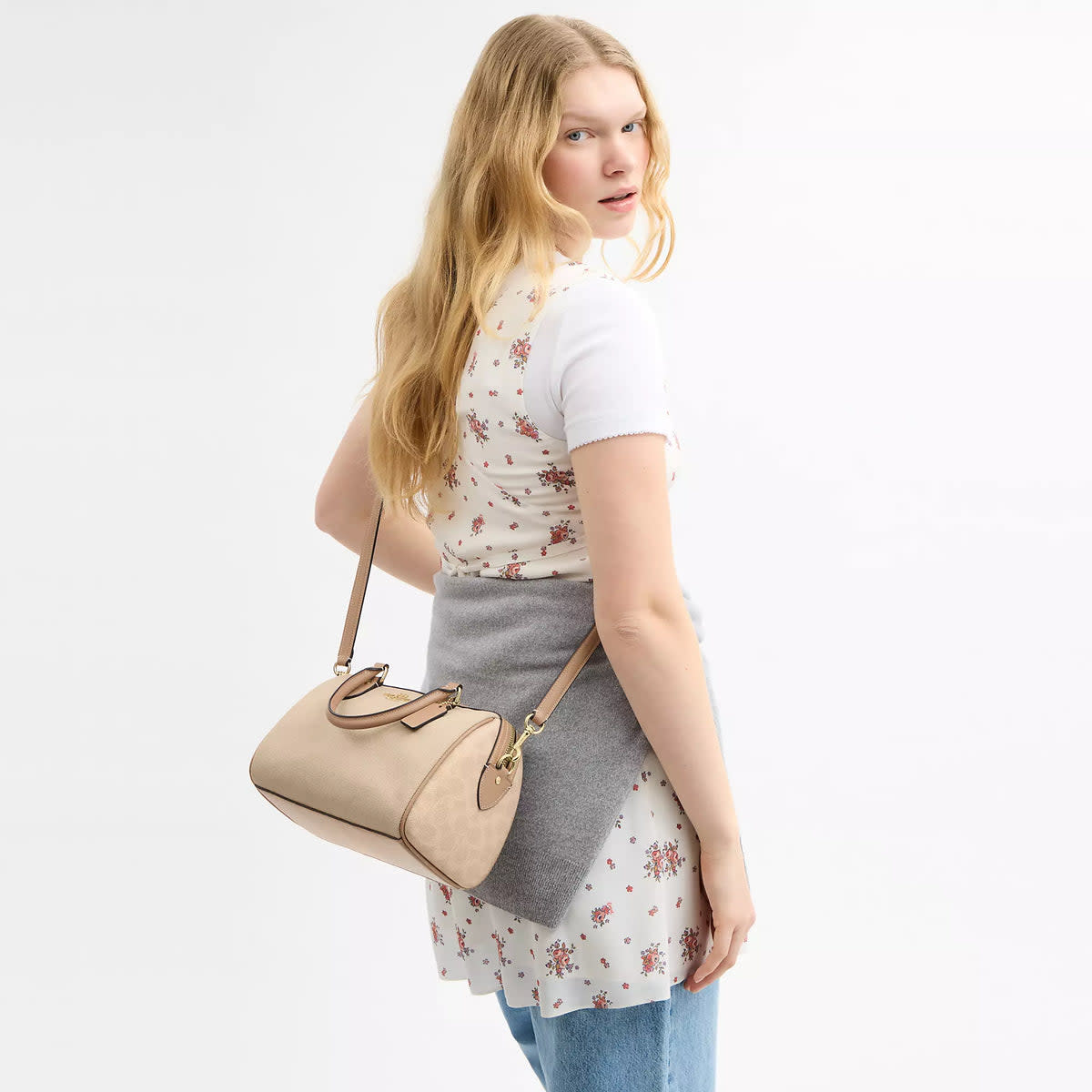 Rowan Satchel Bag In Colorblock 5