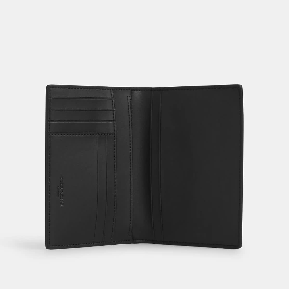 Passport Card Case In Signature Canvas With Patches 2