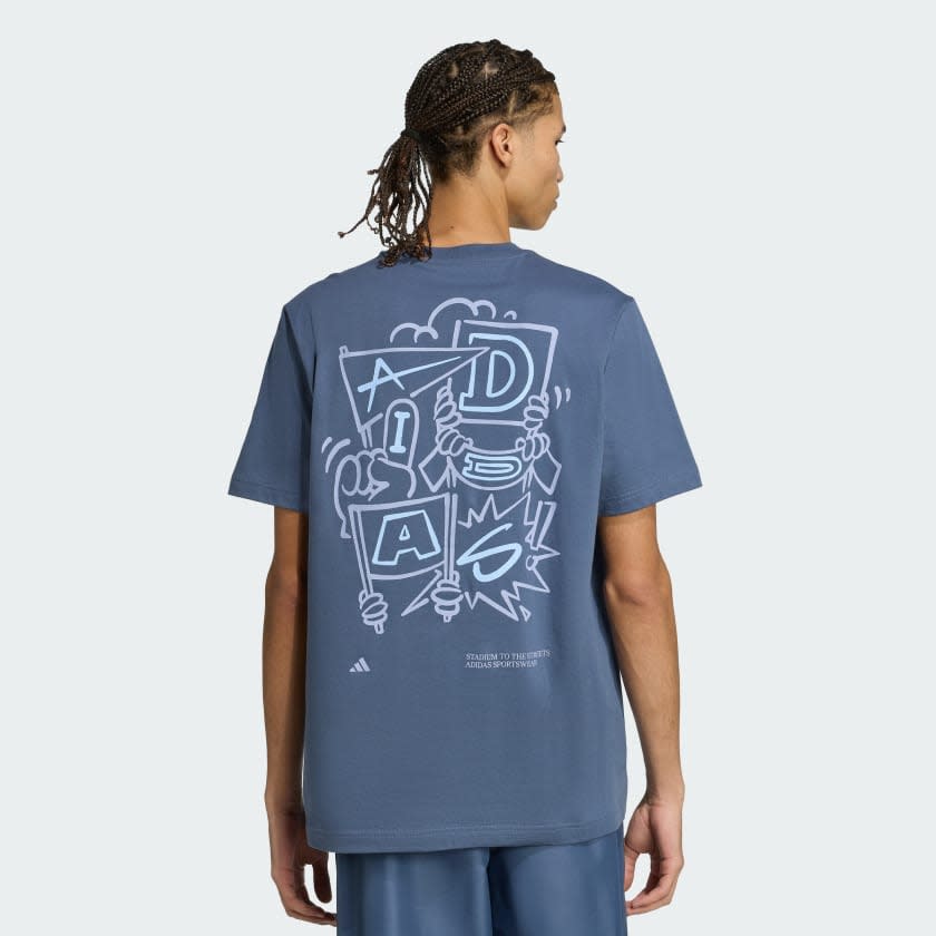 Adidas Stadium Crowd Loose Graphic Tee Men 2