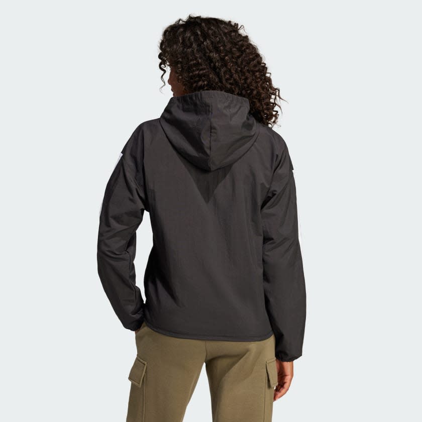 Adidas Essentials 3-Stripes Lifestyle Woven Windbreaker Women 2