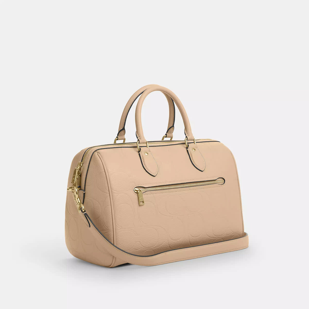 Rowan Large Satchel Bag In Signature Leather 3
