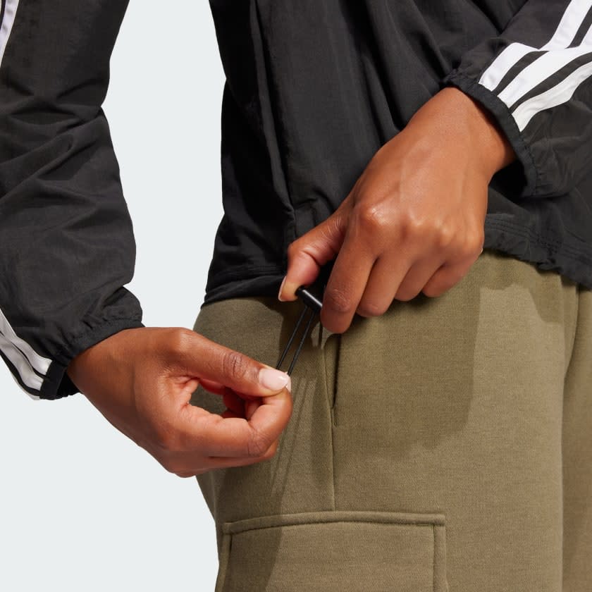 Adidas Essentials 3-Stripes Lifestyle Woven Windbreaker Women 4