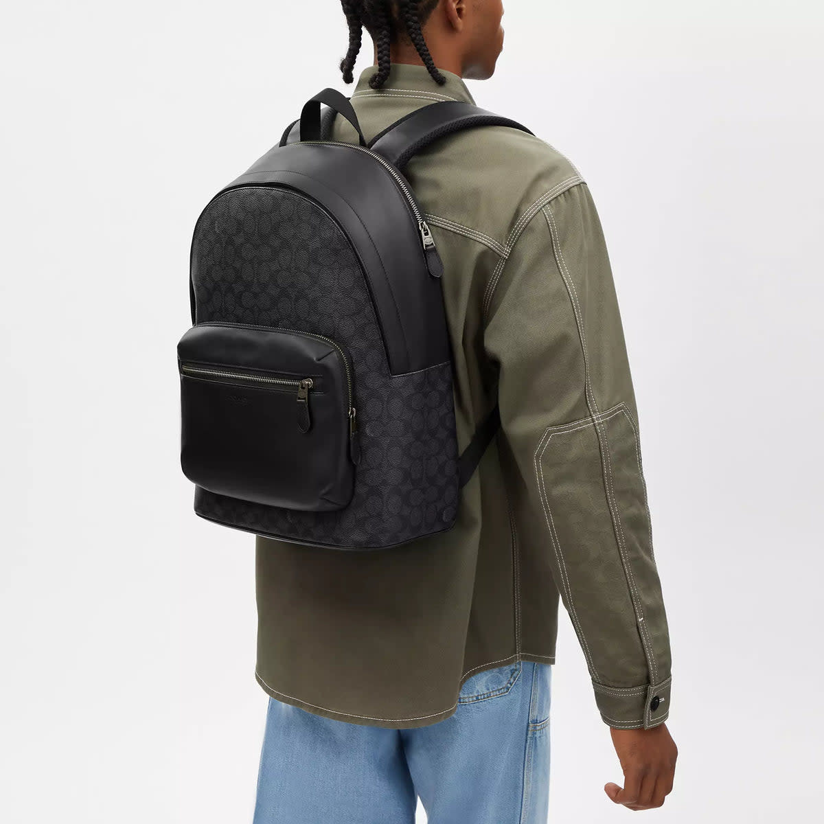 West Backpack In Signature Canvas 2