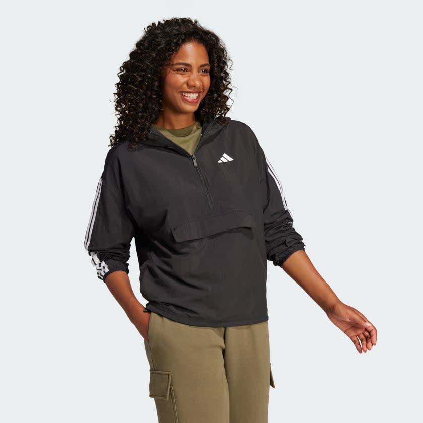Adidas Essentials 3-Stripes Lifestyle Woven Windbreaker Women 3
