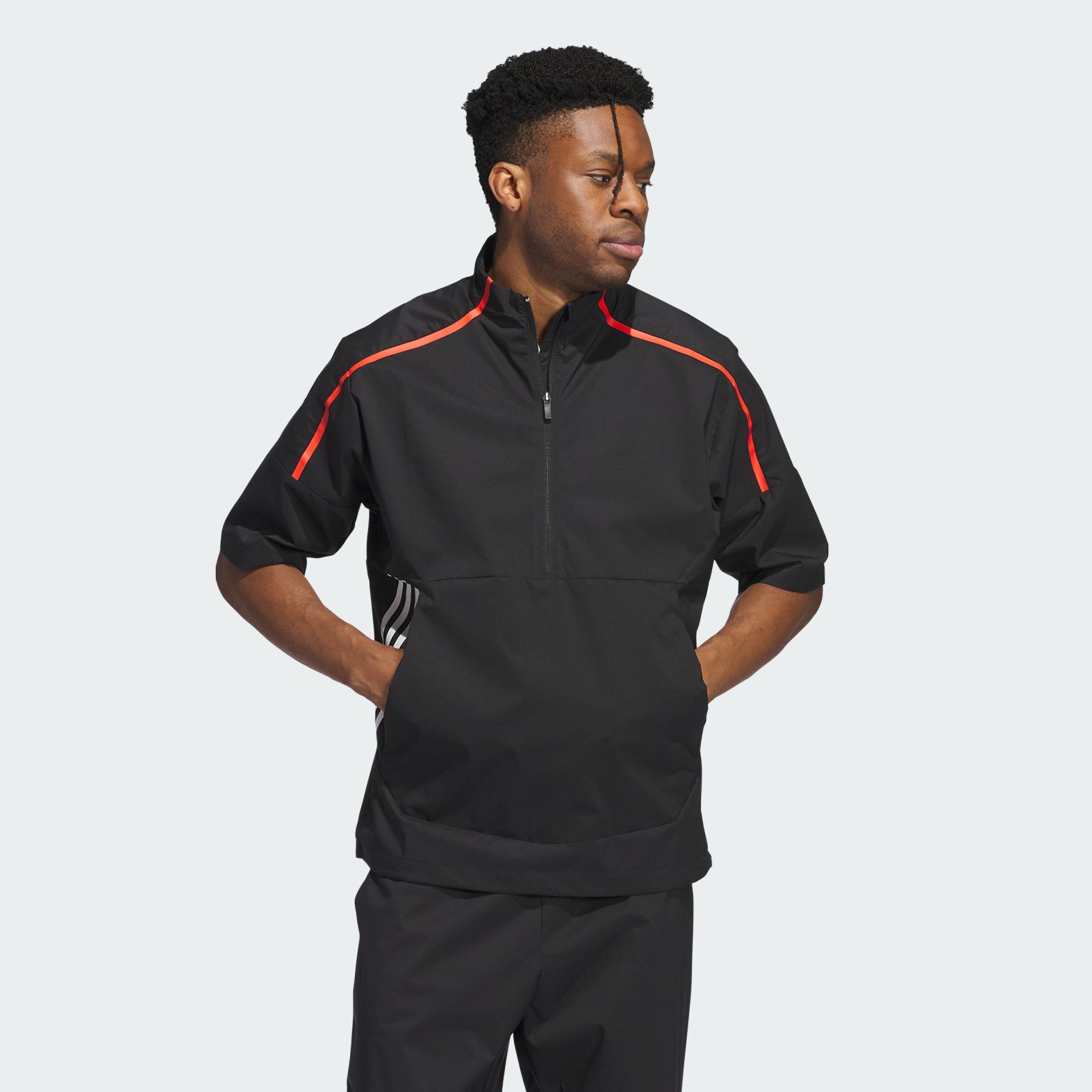 Adidas Core Provisional Short-Sleeve 1/2-Zip Jacket Men