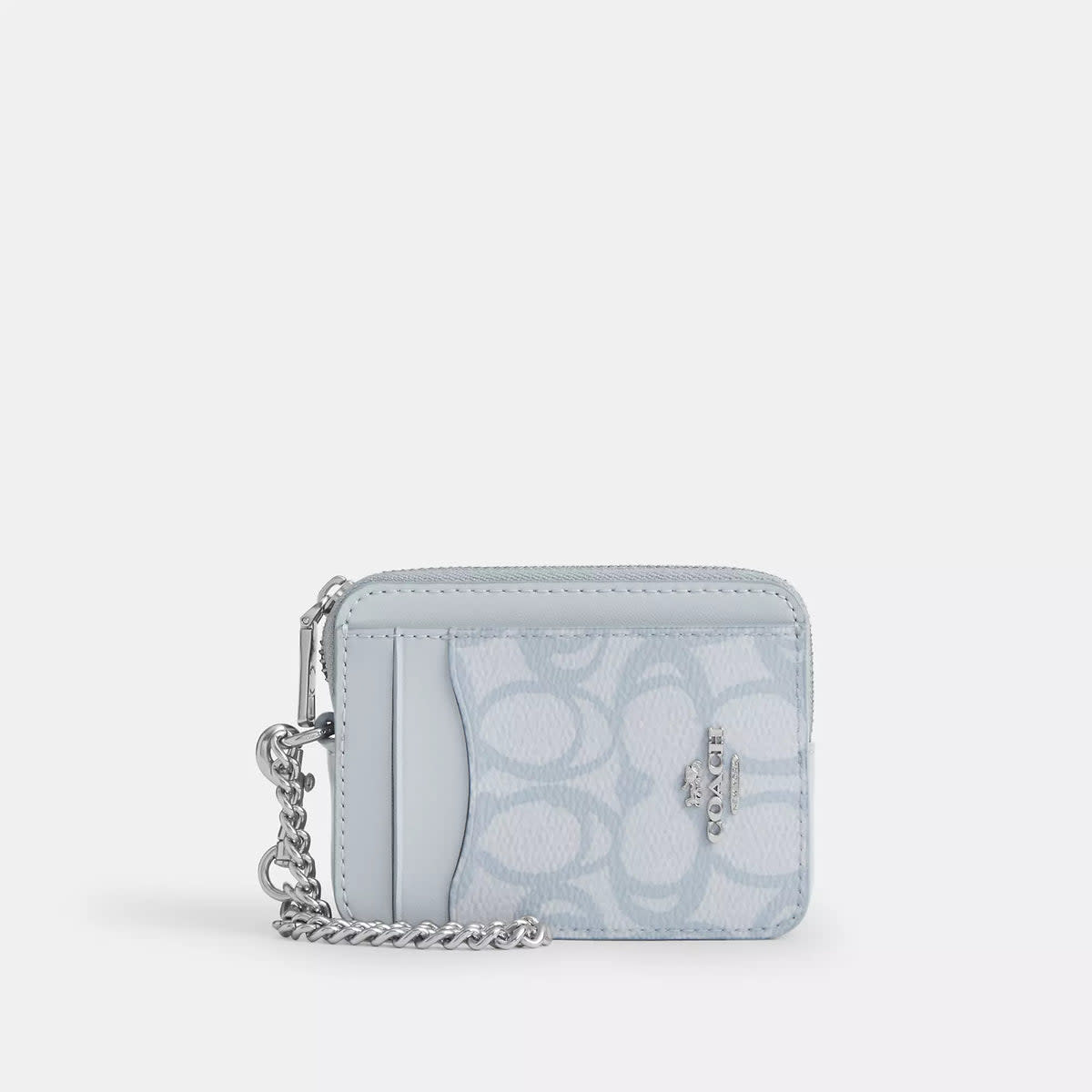 Zip Card Case In Sketch Signature Canvas 4